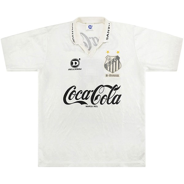 Camiseta Santos 1ª Kit Retro 1993 Blanco